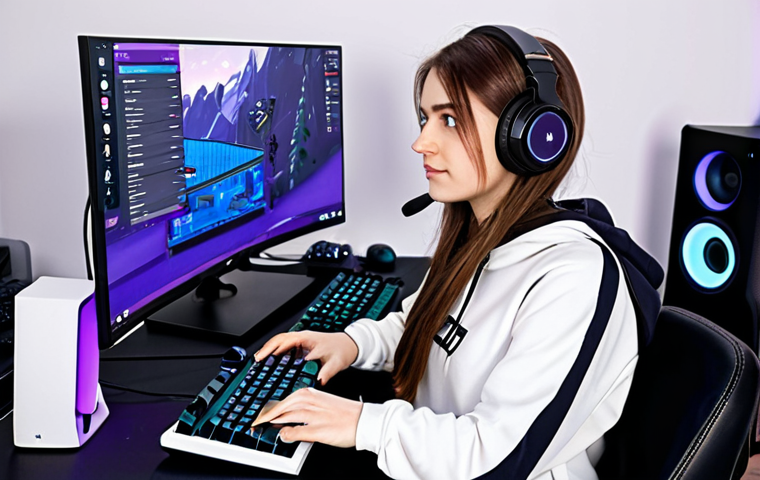 Twitch Streamer**
A fully clothed, professional female gamer streaming on Twitch from her home studio, wearing modest clothing. She has a focused expression and well-formed hands are visible as she uses a gaming keyboard. The background features gaming equipment and a clean, organized space. Safe for work, appropriate content, perfect anatomy, natural proportions, high quality, professional.
**