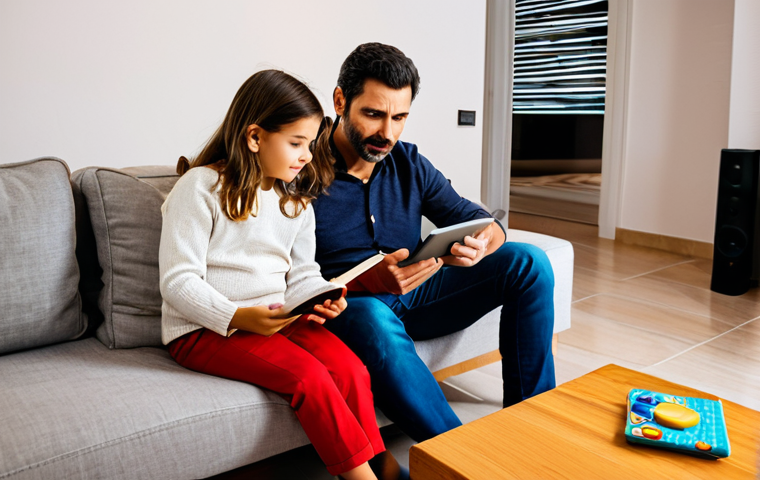 OTT와 글로벌 트렌드 - Modern Spanish Family Evening**

"A cozy scene of a modern Spanish family in their living room, full...