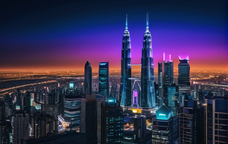 4K 지원 OTT 플랫폼 - **Prompt:** A cozy, modern living room at twilight, bathed in the soft, immersive glow from a large ...
