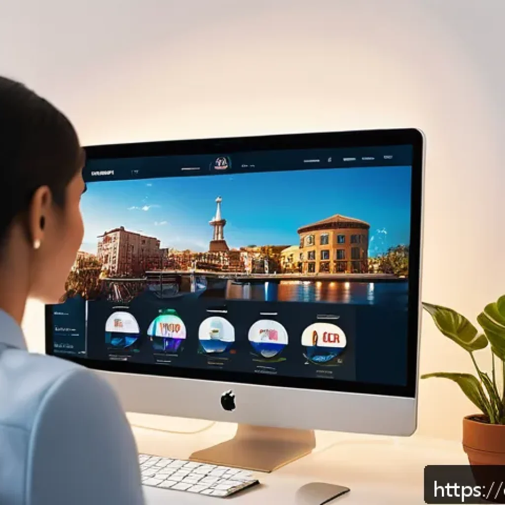 OTT와 브랜드 이미지 구축 - A modern digital marketing studio scene focused on OTT platform content creation for Spanish-speakin...
